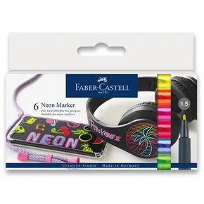 Neon Marker, 6er Kartonetui Faber-Castell 160806